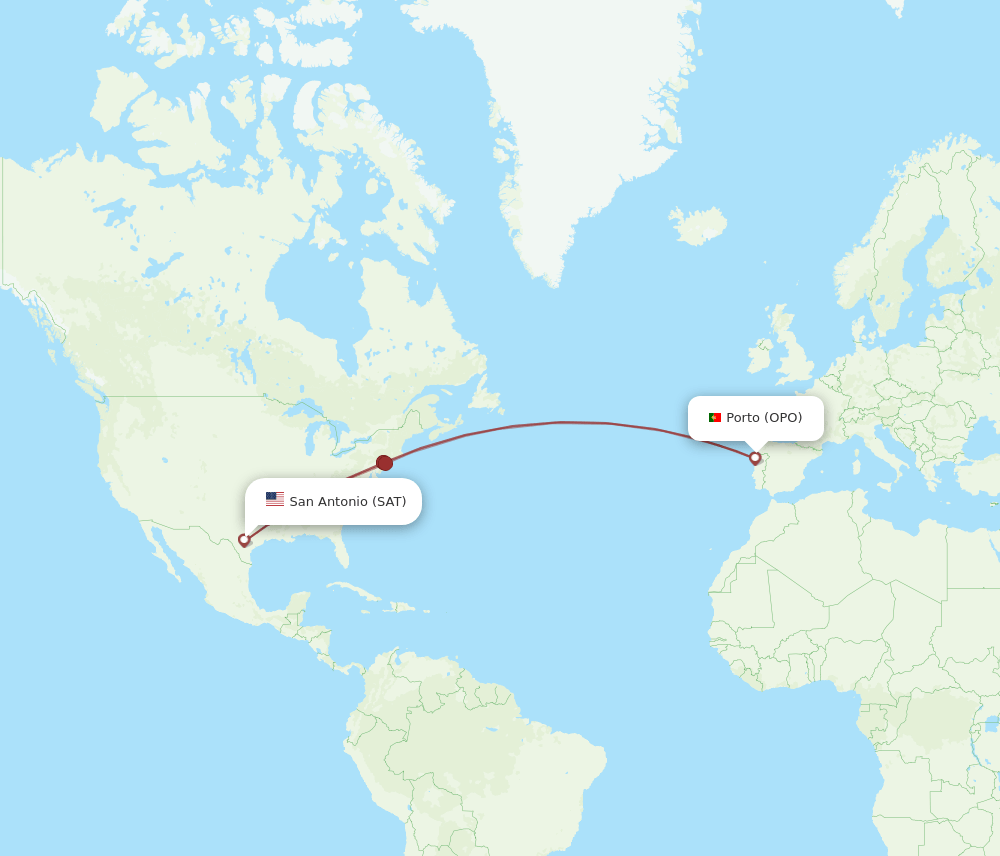 SAT-OPO flight routes