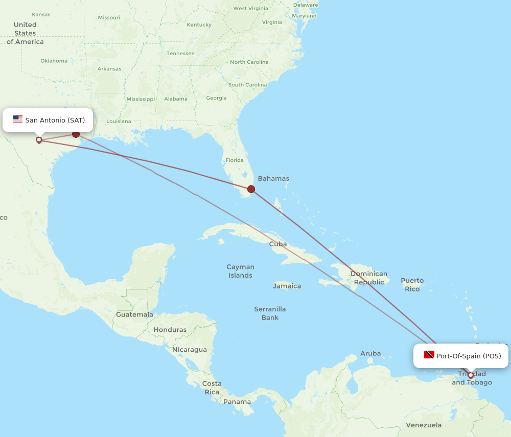 SAT-POS flight routes