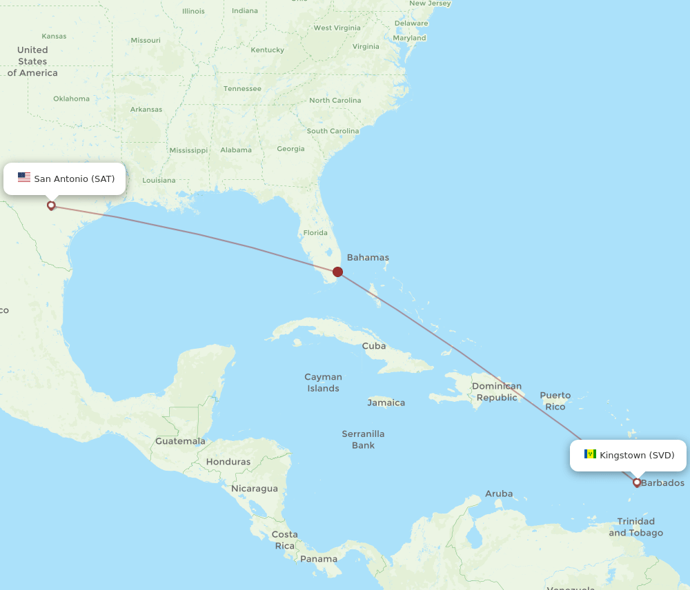 SAT-SVD flight routes