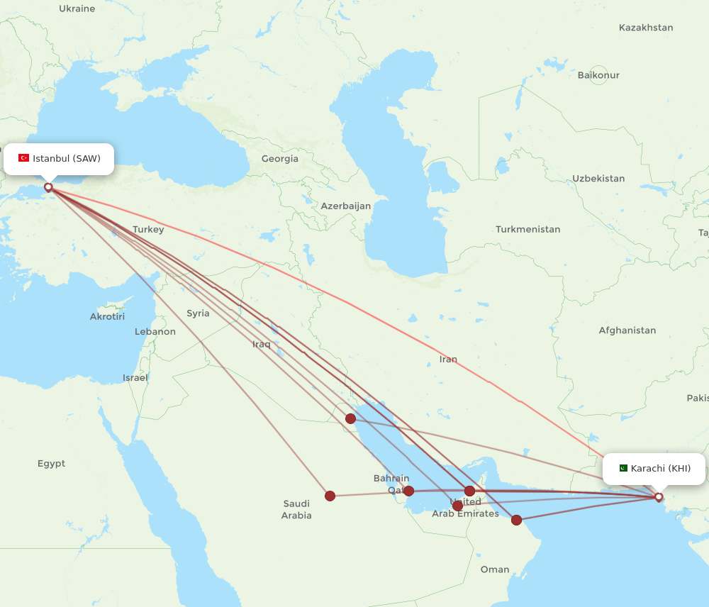 SAW-KHI flight routes
