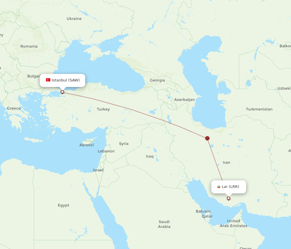 SAW-LRR flight routes