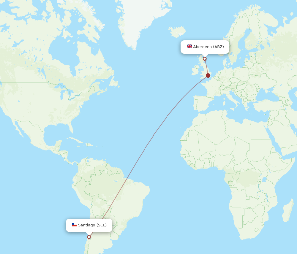 SCL-ABZ flight routes