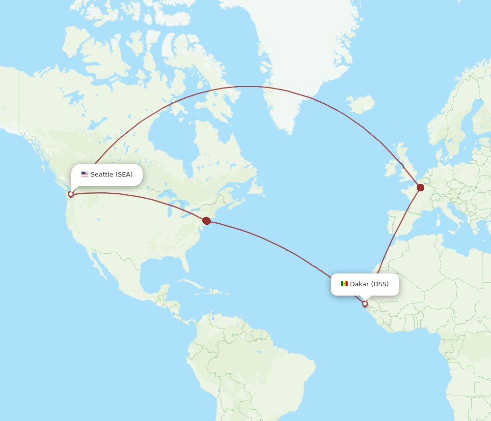 SEA-DSS flight routes