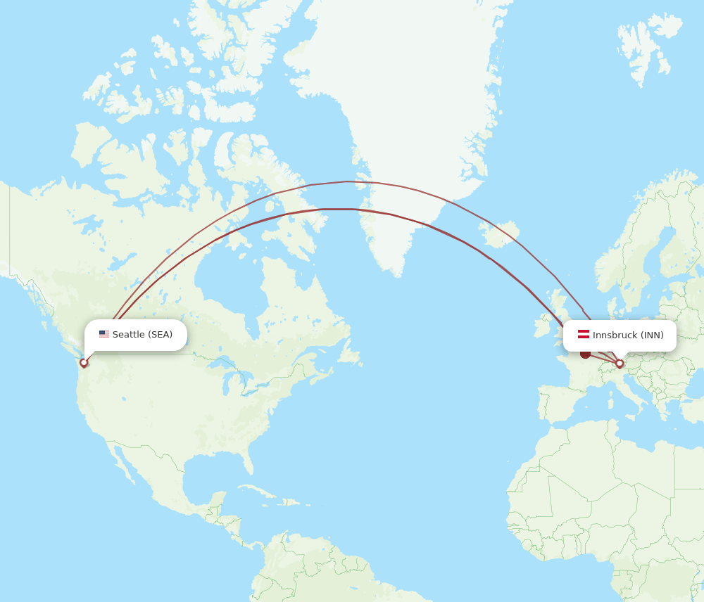 SEA-INN flight routes