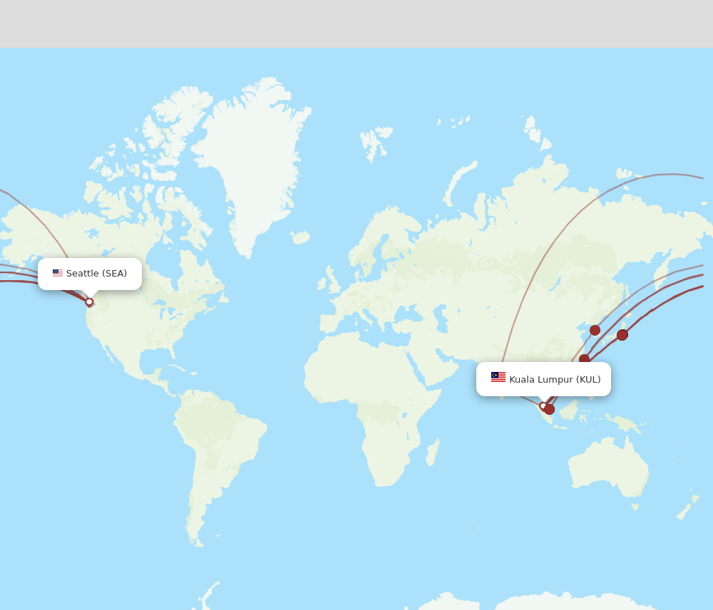 SEA-KUL flight routes
