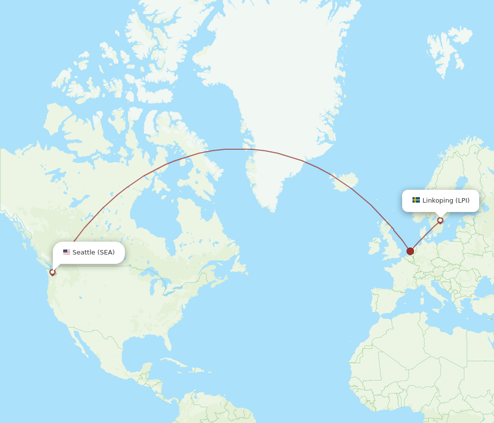 SEA-LPI flight routes