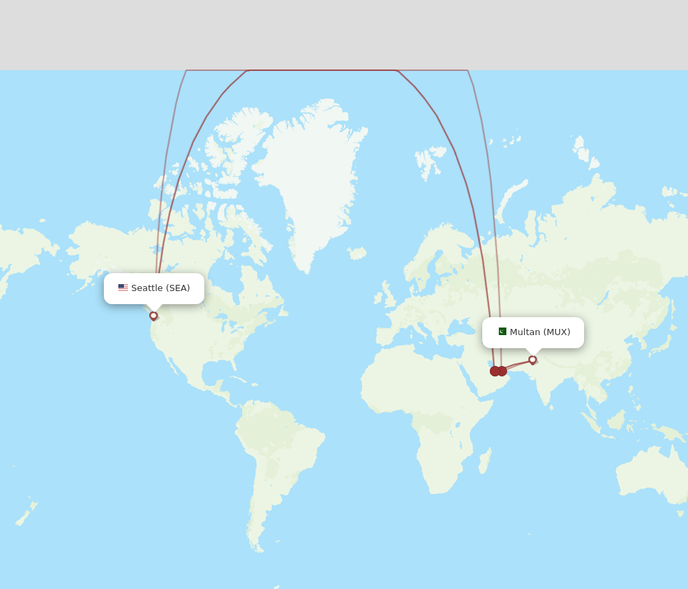 SEA-MUX flight routes