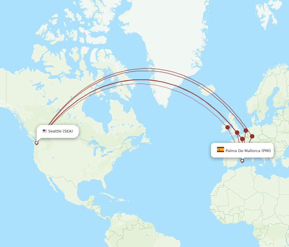 SEA-PMI flight routes