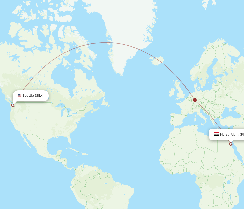 SEA-RMF flight routes