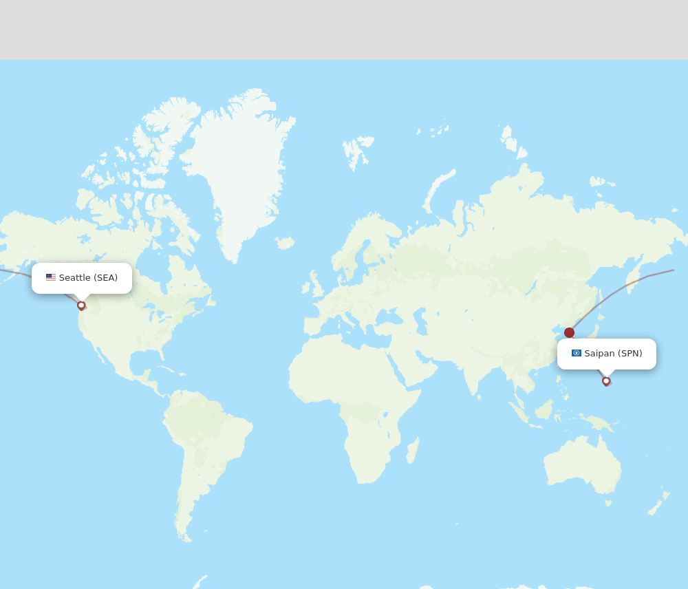 SEA-SPN flight routes
