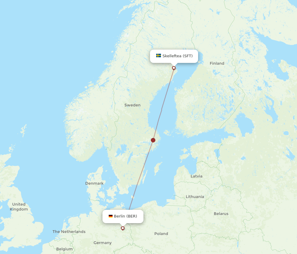 SFT-BER flight routes
