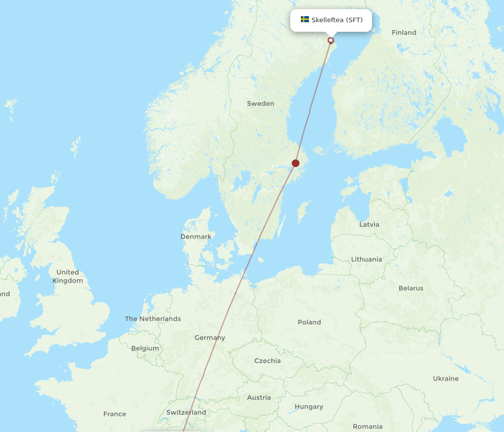SFT-NCE flight routes
