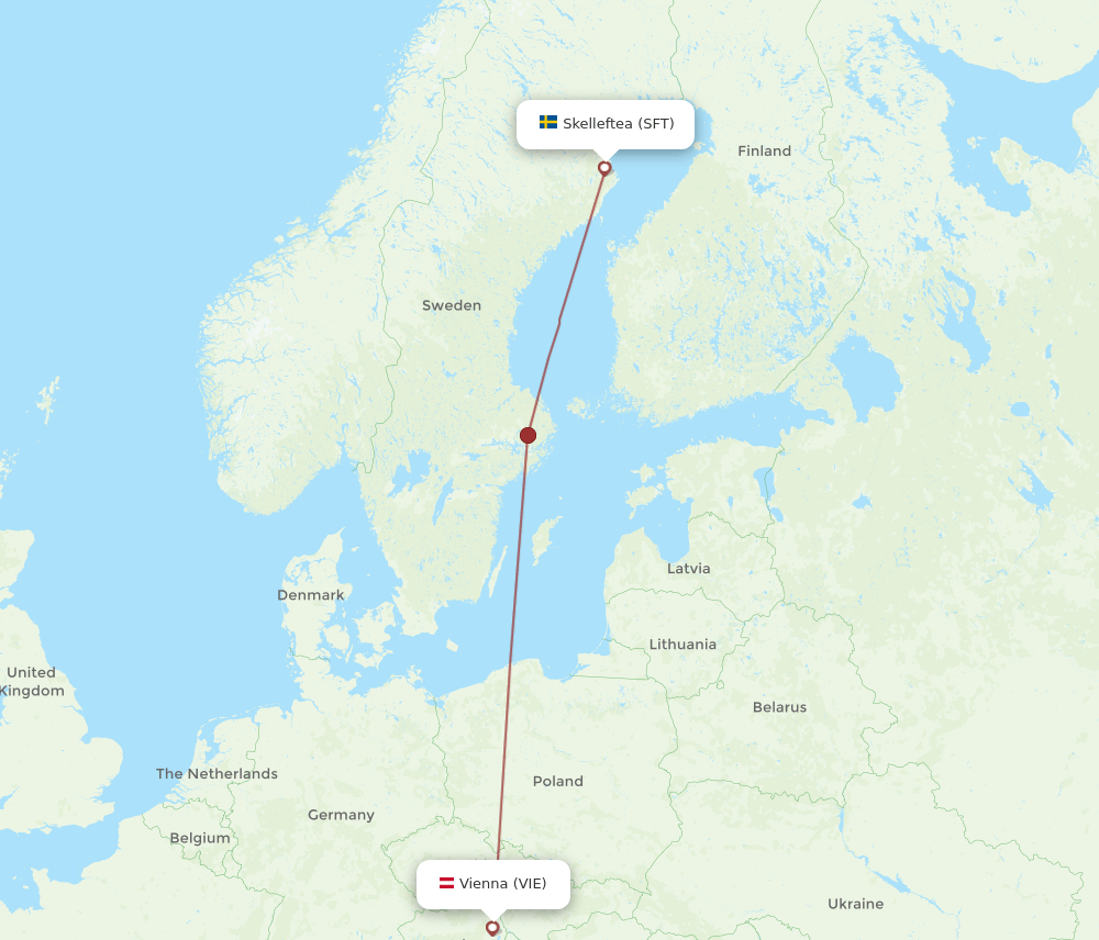 SFT-VIE flight routes