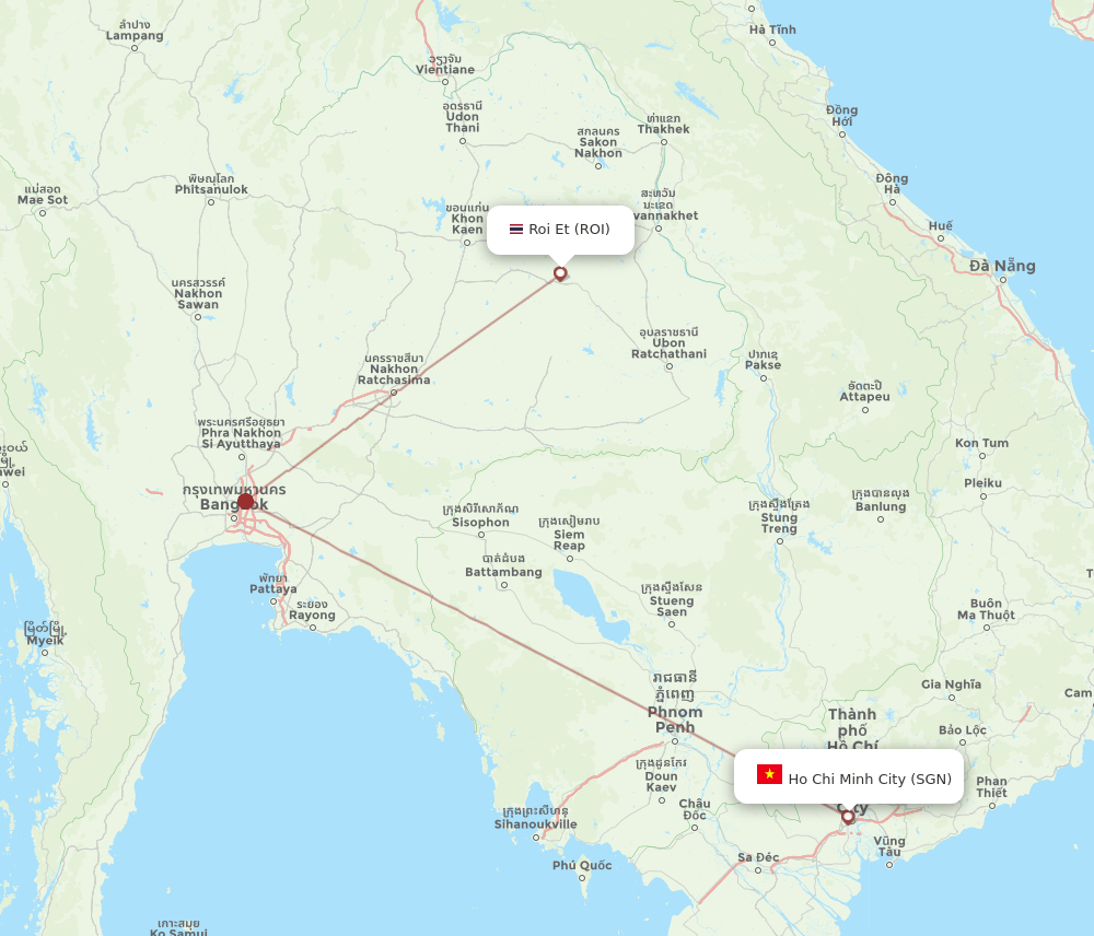 SGN-ROI flight routes