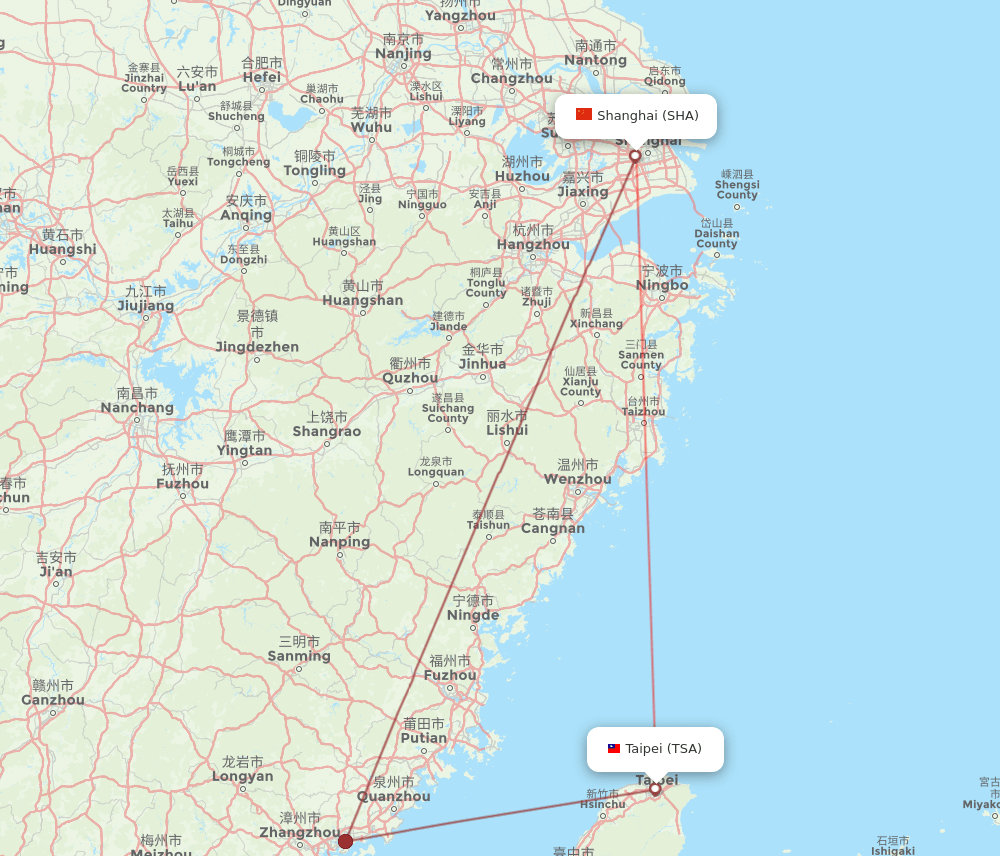 SHA-TSA flight routes