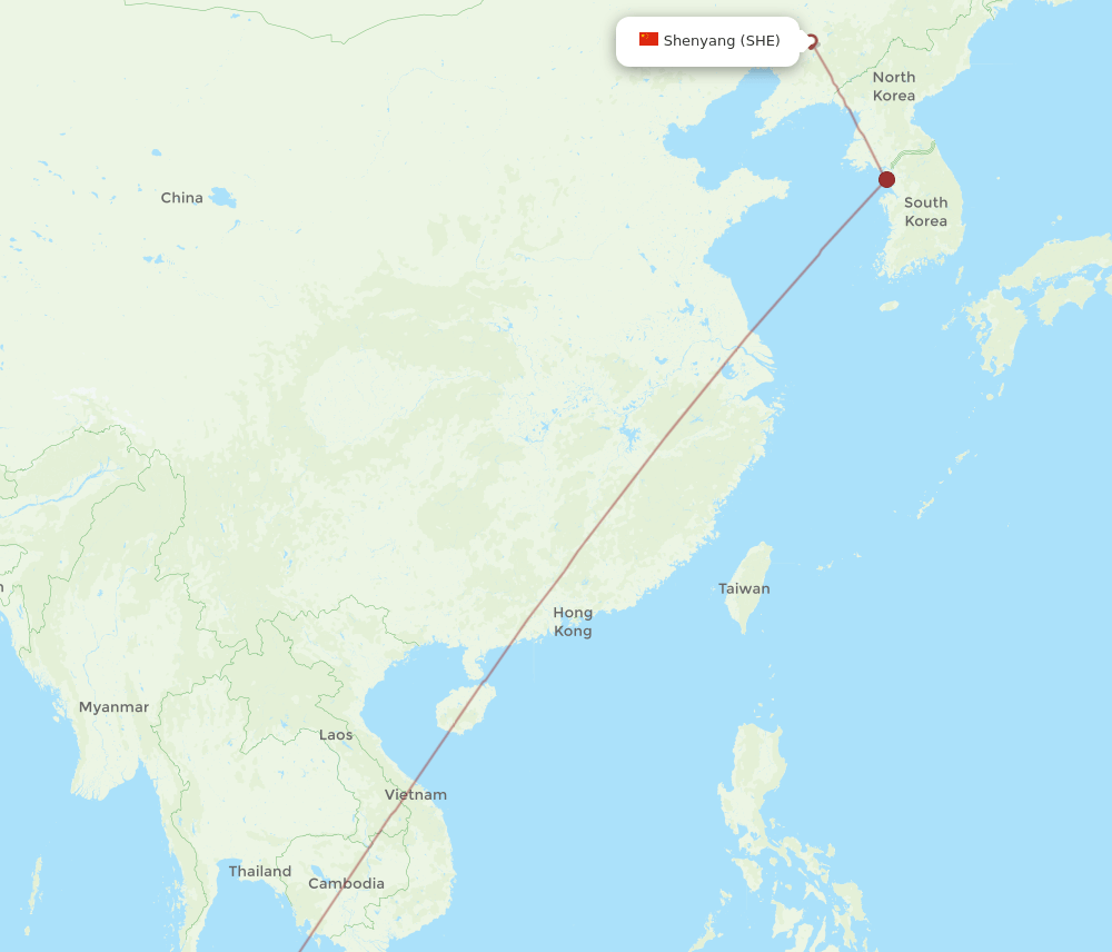 SHE-PEN flight routes