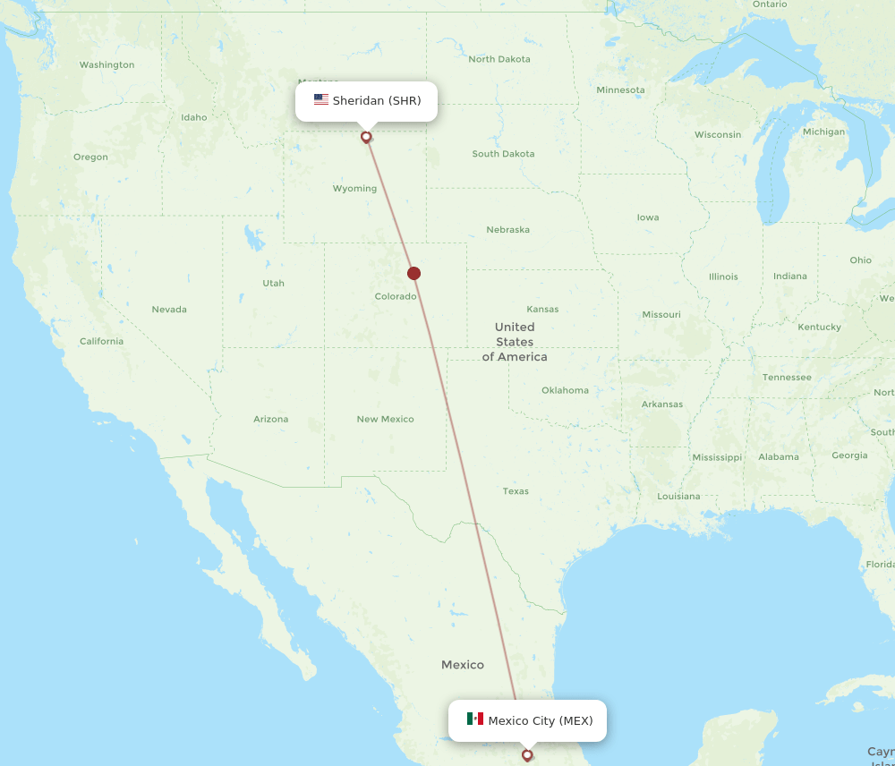 SHR-MEX flight routes
