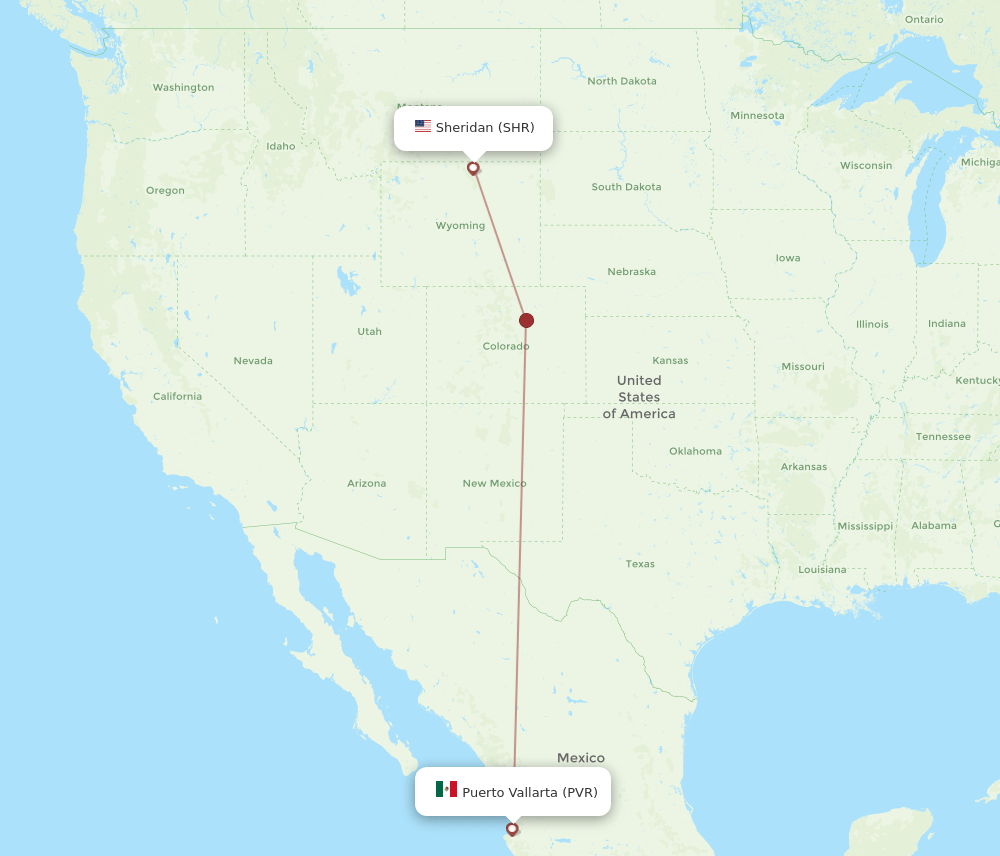 SHR-PVR flight routes