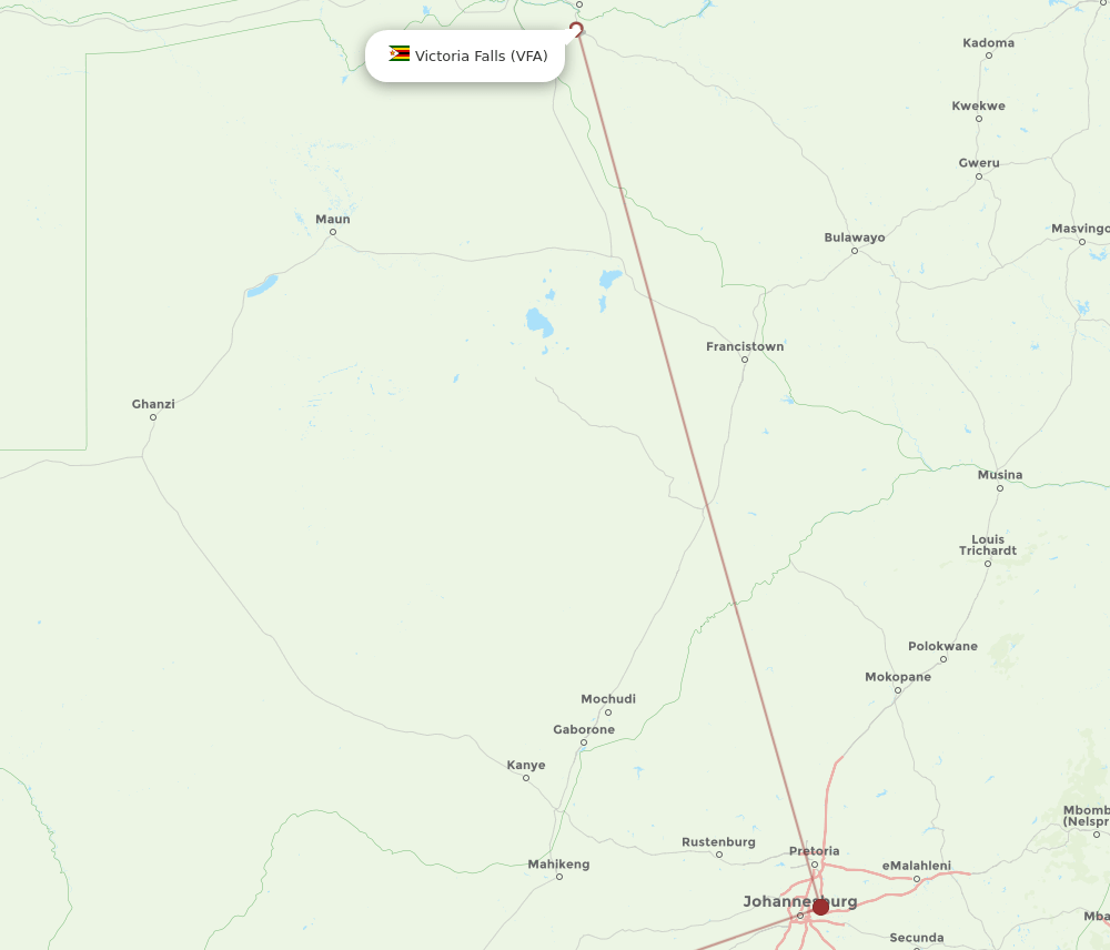 SIS-VFA flight routes
