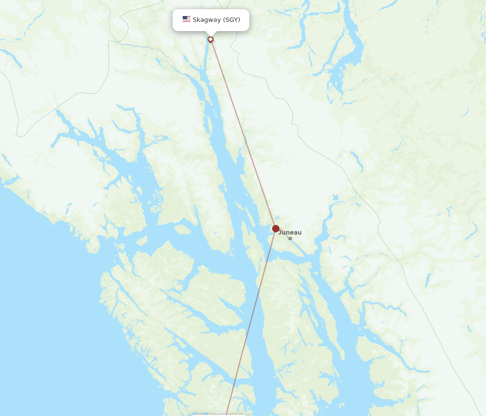 SIT-SGY flight routes