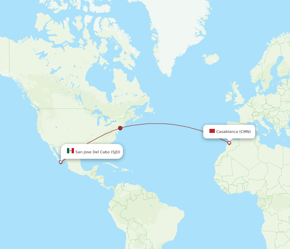 SJD-CMN flight routes