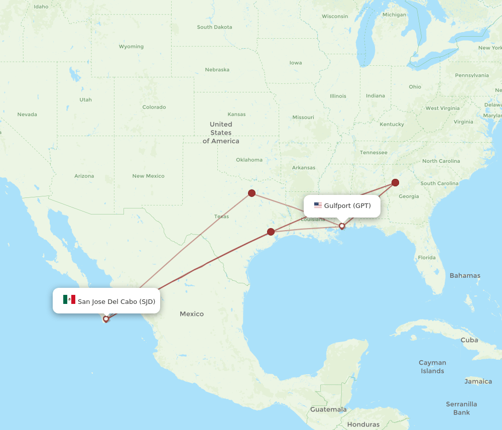 SJD-GPT flight routes