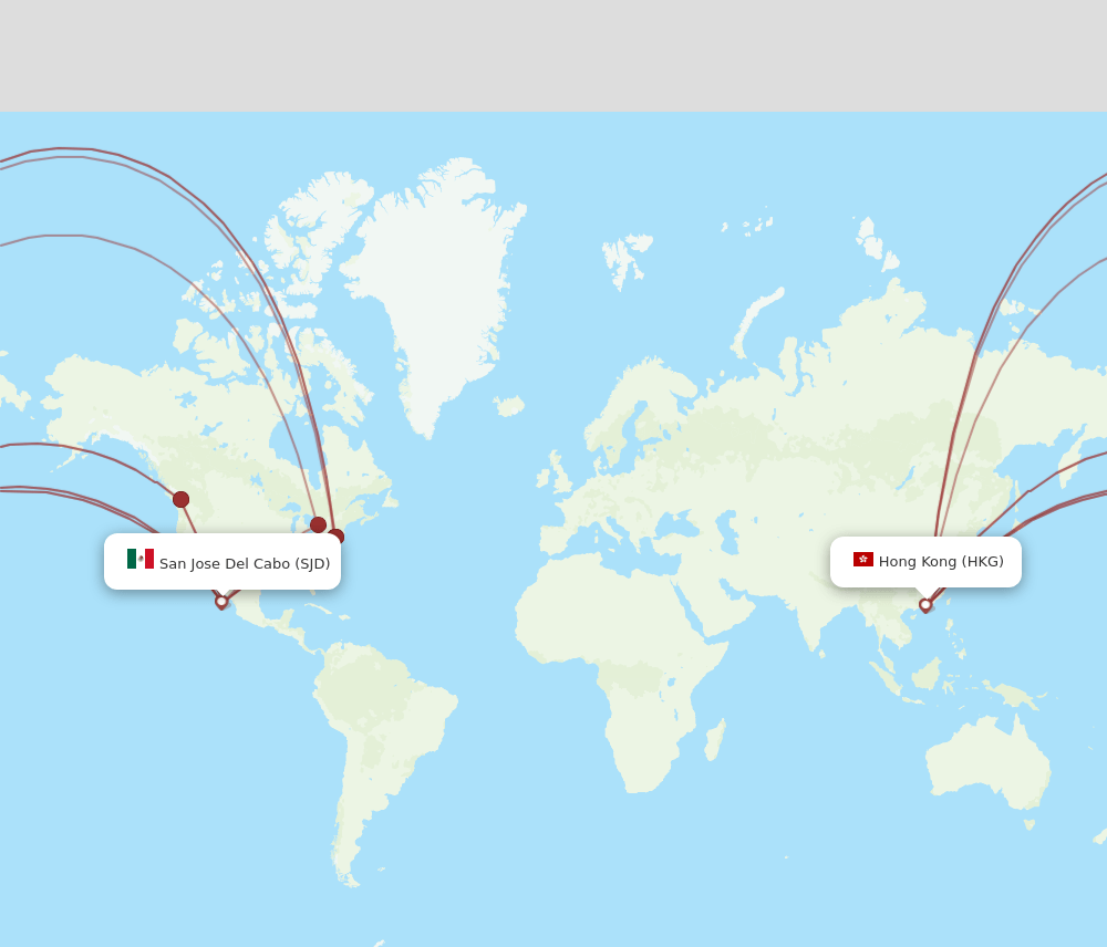 SJD-HKG flight routes
