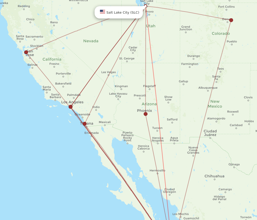 SJD-SLC flight routes