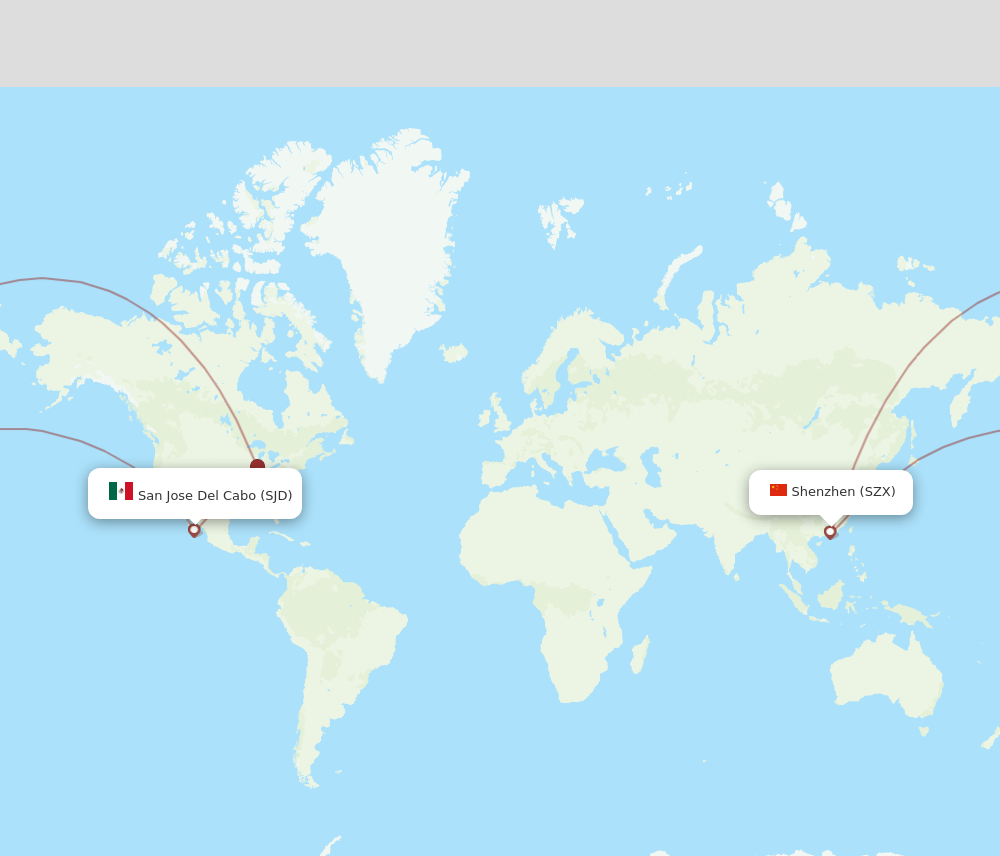 SJD-SZX flight routes