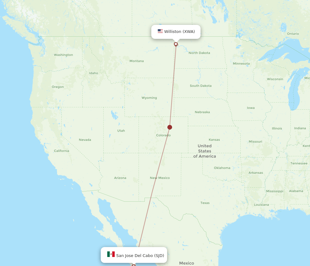 SJD-XWA flight routes