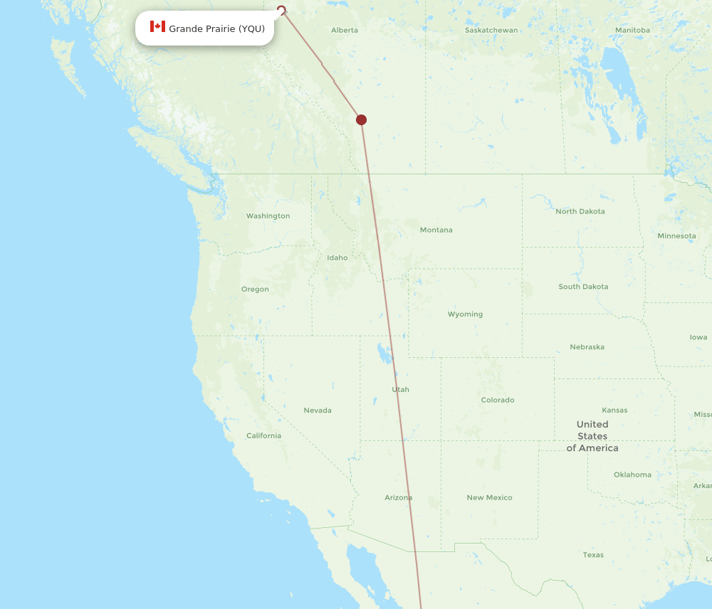 SJD-YQU flight routes