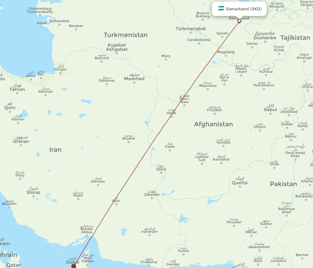 SKD-MCT flight routes