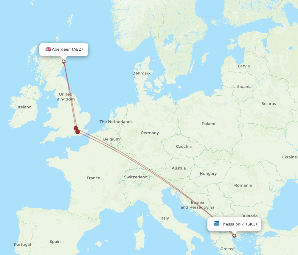 SKG-ABZ flight routes