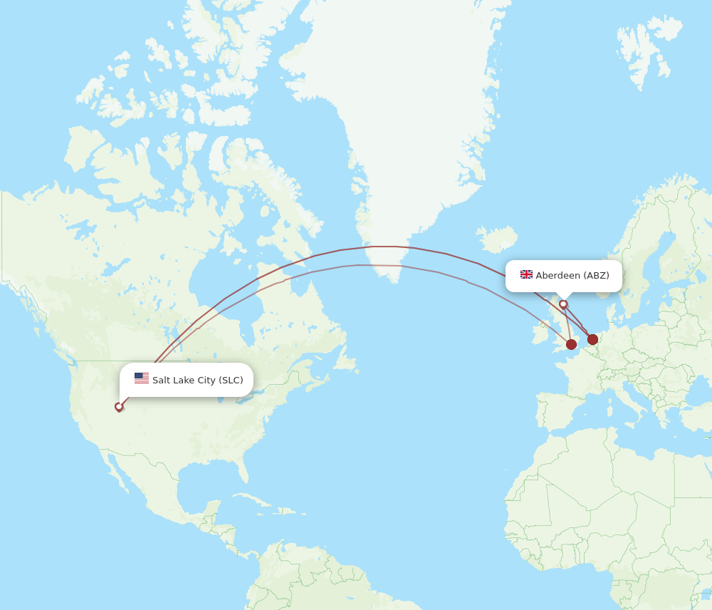 SLC-ABZ flight routes