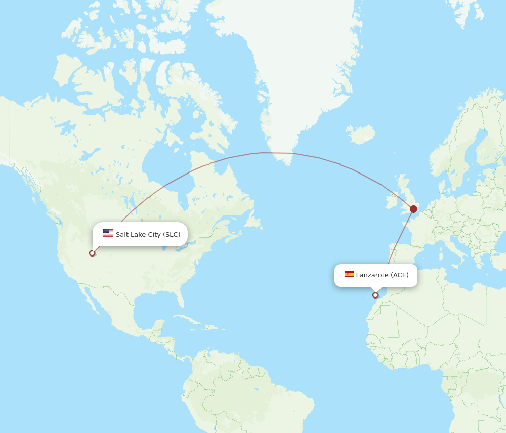 SLC-ACE flight routes