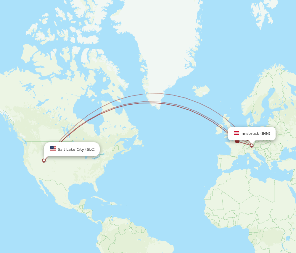 SLC-INN flight routes