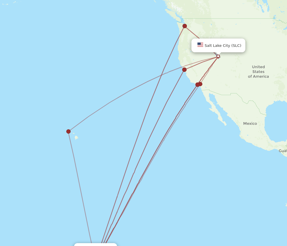 SLC-PPT flight routes