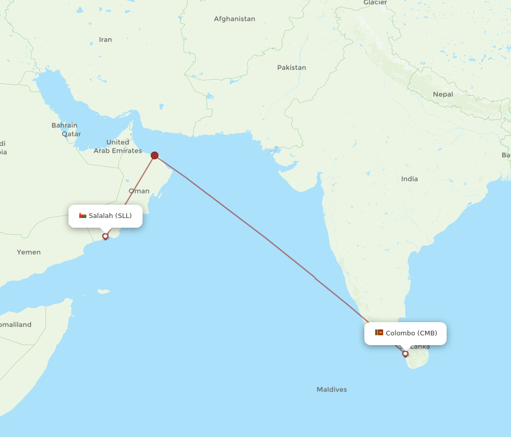 SLL-CMB flight routes