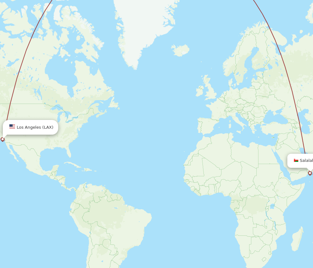 SLL-LAX flight routes