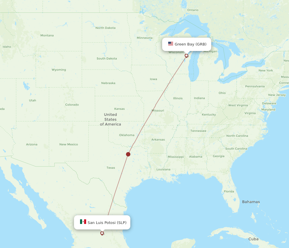 SLP-GRB flight routes