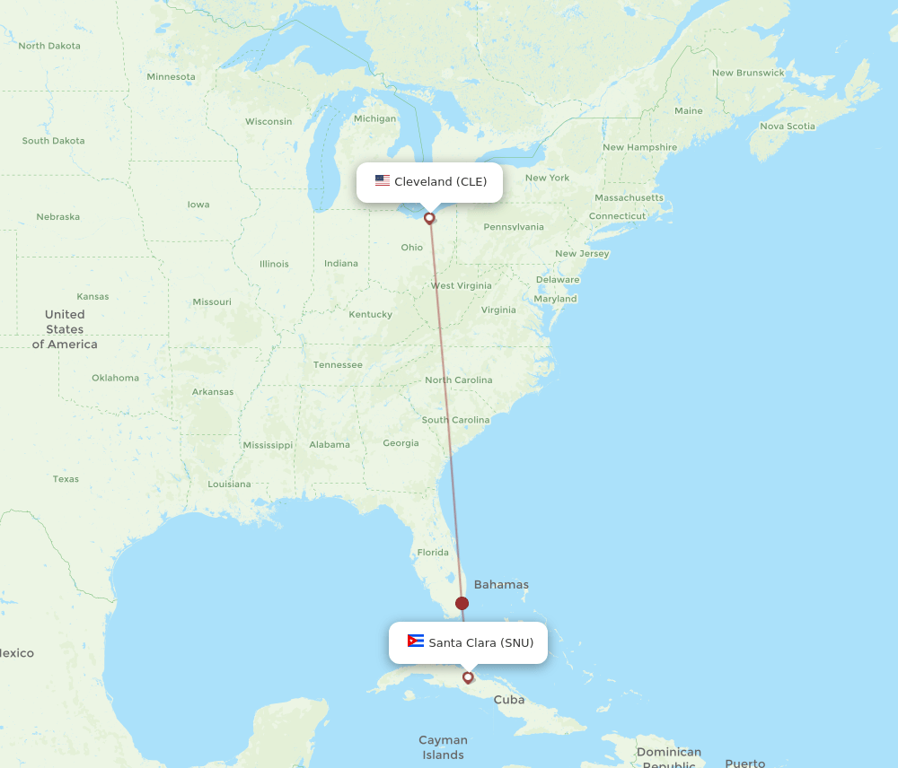 SNU-CLE flight routes