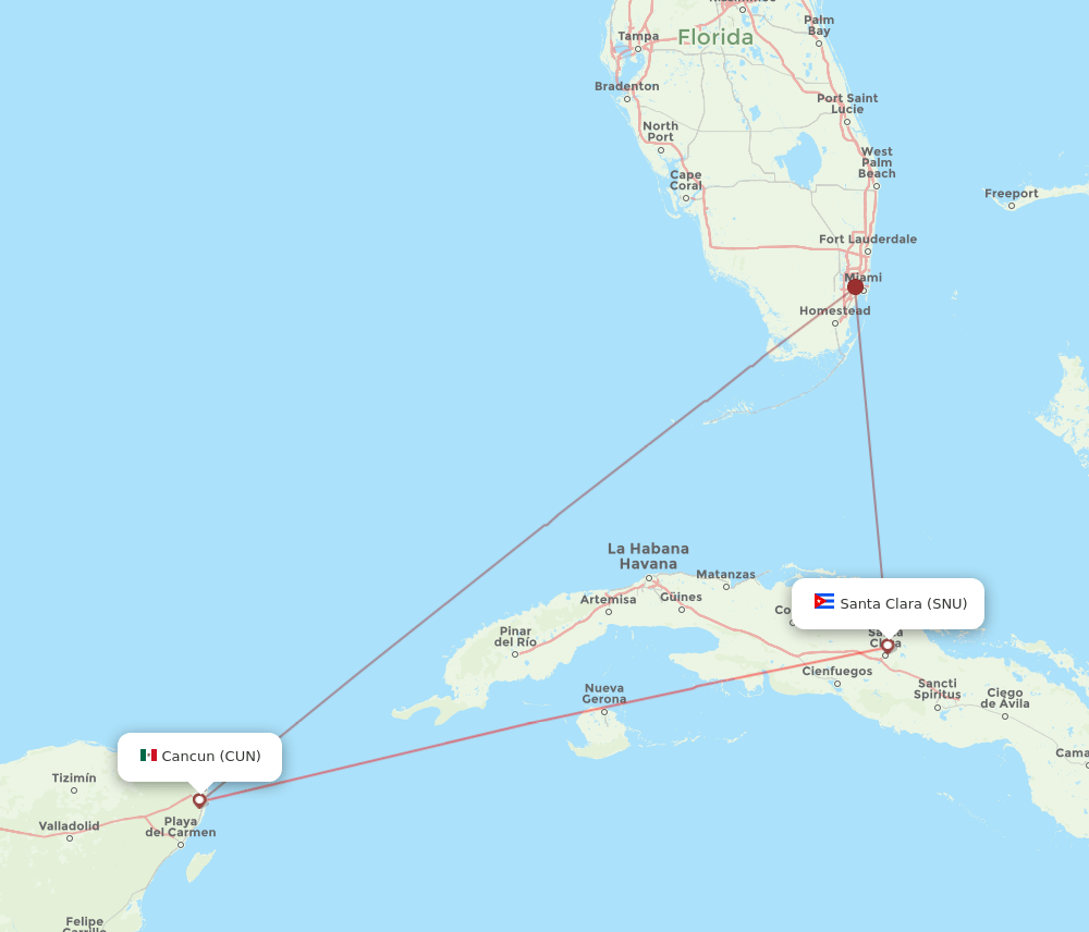 SNU-CUN flight routes