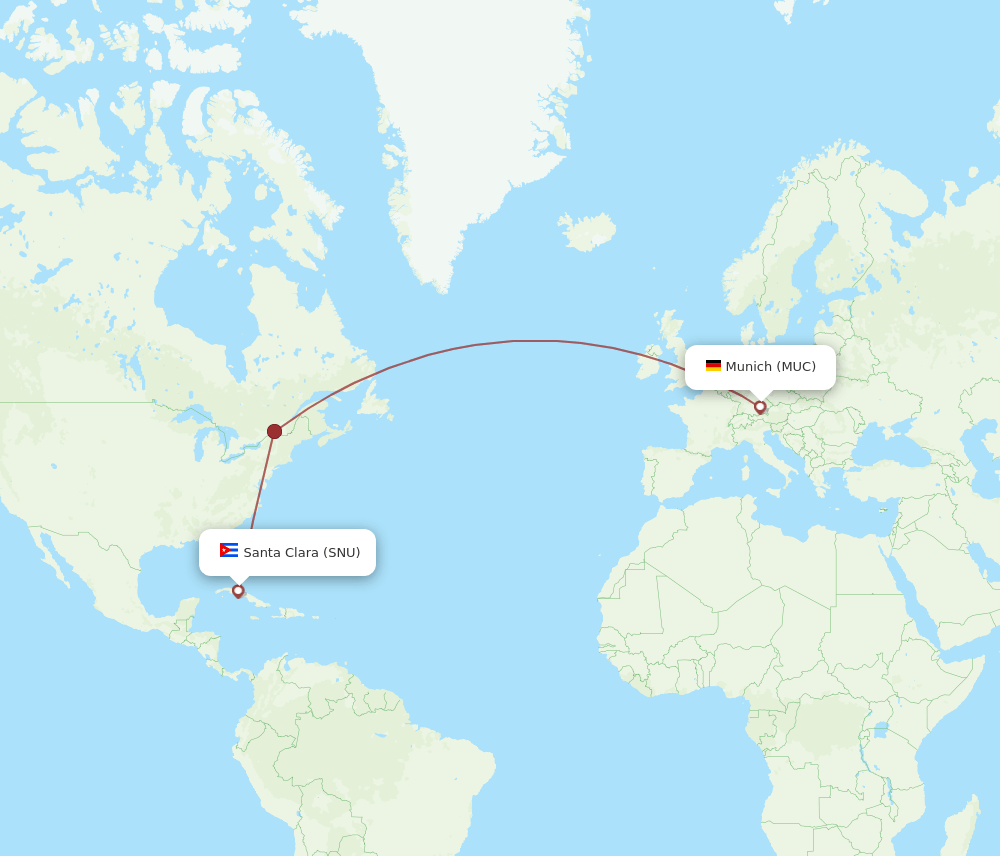 SNU-MUC flight routes