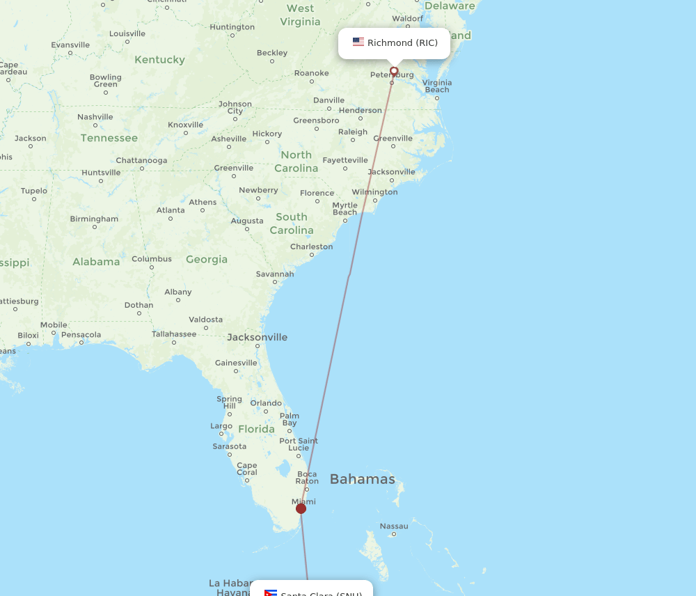 SNU-RIC flight routes