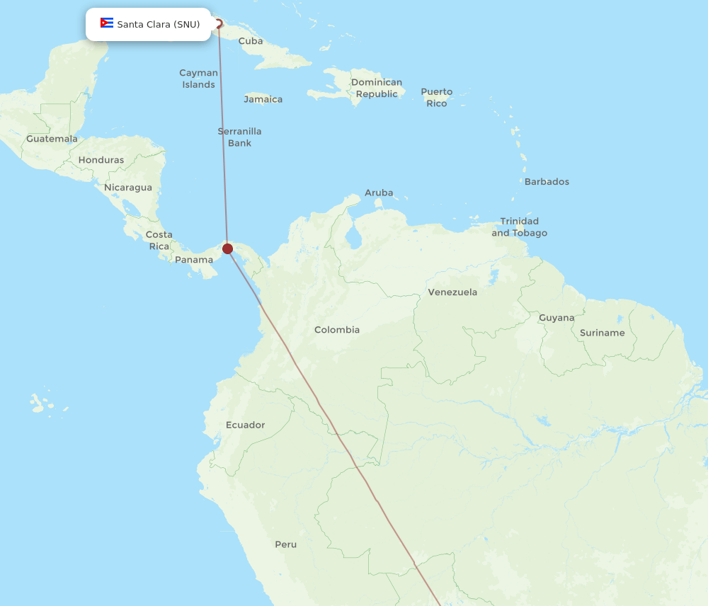 SNU-VVI flight routes