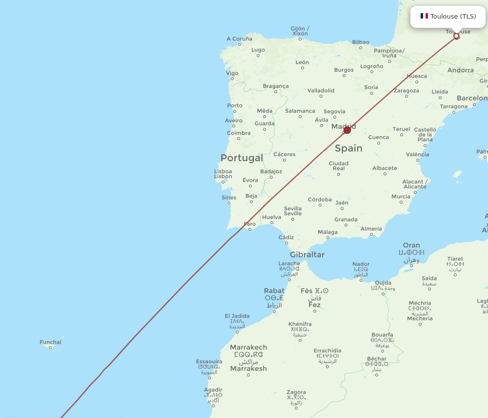 SPC-TLS flight routes