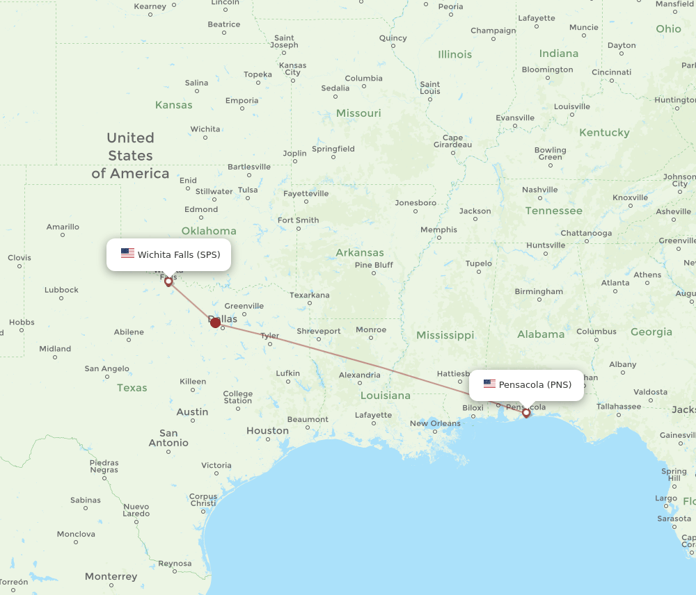 SPS-PNS flight routes