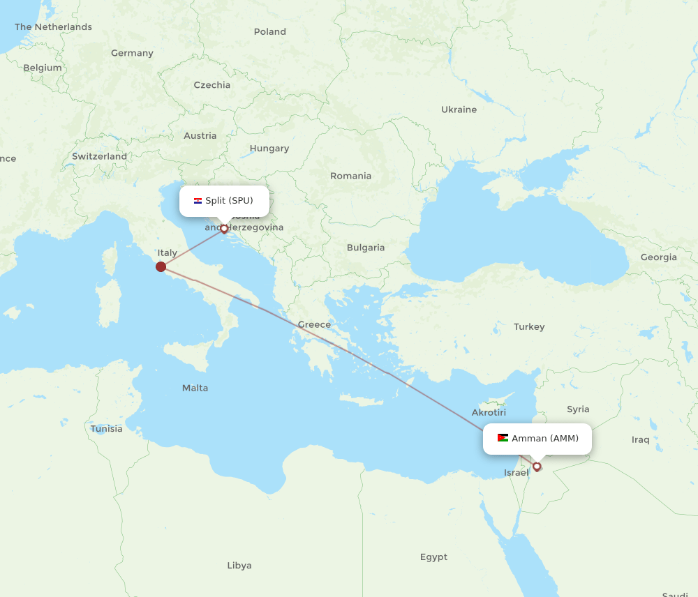 SPU-AMM flight routes