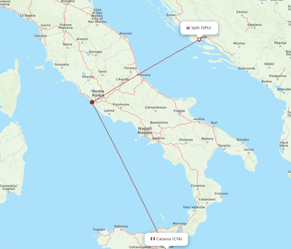 SPU-CTA flight routes