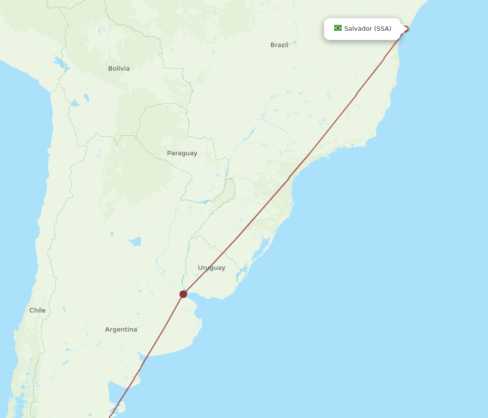 SSA-CRD flight routes